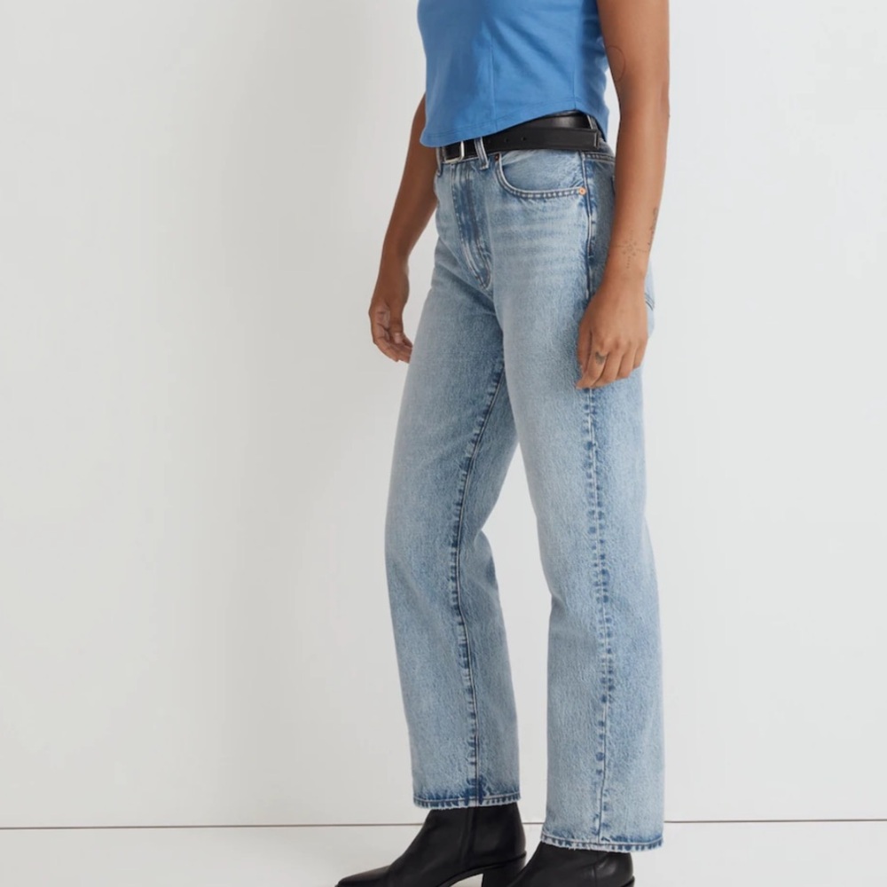 Madewell Curvy 90s Straight Medium Wash Jeans Women’s Size 28 - Picture 8 of 8
